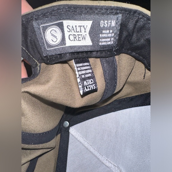 Salty Crew baseball cap snap back NEW DARK BROWN IN COLOR UNISEX NWOT - Picture 4 of 4